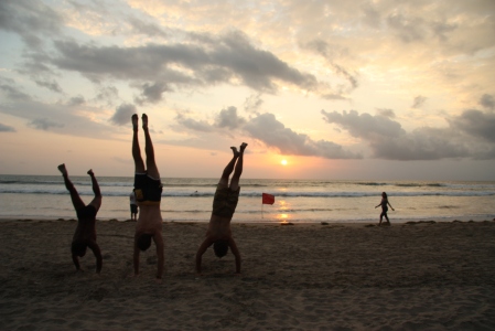 Sunset Handstand in Bali